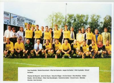 Eerste ploeg VK Knesselare, 1995