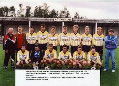 Zaterdagreserven van VK Knesselare, 1990