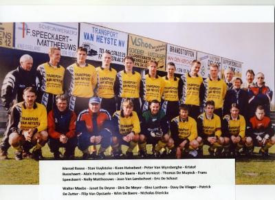 Eerste ploeg VK Knesselare, 1995