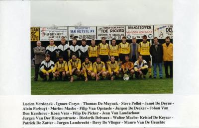 Eerste ploeg VK Knesselare, 1992