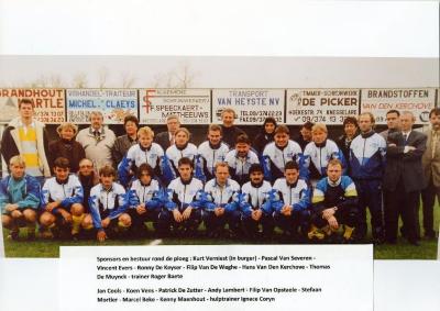 Eerste ploeg VK Knesselare, 1992