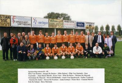 Eerste ploeg VK Knesselare, 2001-02