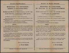 Tekstaffiche WOI Kommandantur Ertvelde