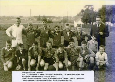 Vriendschappelijk  jeugdvoetbal, 1955-60