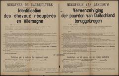 Tekstaffiche WOI Kommandantur Ertvelde