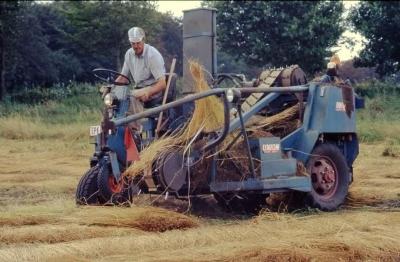 Het keren van het vlas