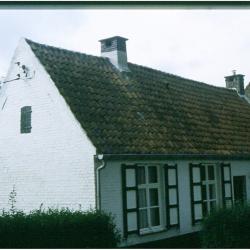 Huis in opbouw, Knesselare, ca. 1932