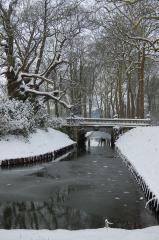 Toegangsbrug kasteel Schouwbroek