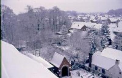 Deel van het oude kerkhof