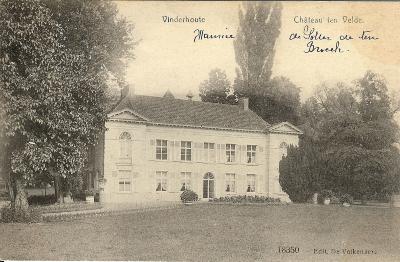 Kasteel 'Ten Velde' in de 19de eeuw