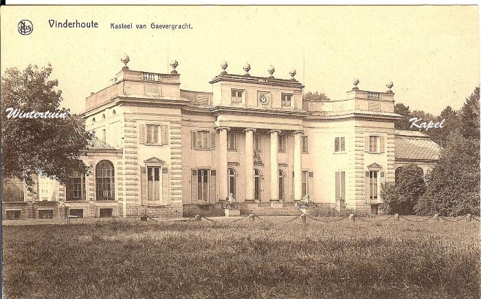 Gavergracht: wintertuin (l.) en kapel (r.)