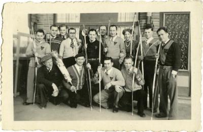 De boogschuttersclub Edelweiss. 