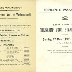 Paarden-, vee- en varkensmarkten