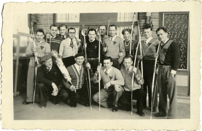 De boogschuttersclub Edelweiss.