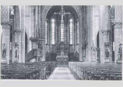 Kerk Knesselare binnenzicht