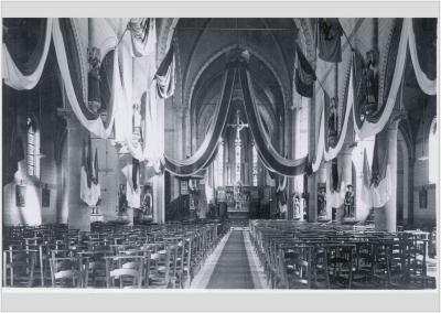 Kerk Knesselare binnenzicht