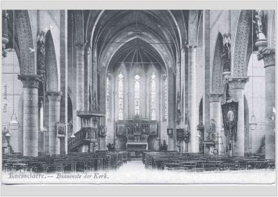 Kerk Knesselare binnenzicht