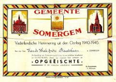 Aandenken uit de oorlog 1940/1945