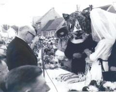 Huwelijk van reuzen Felix en Mina