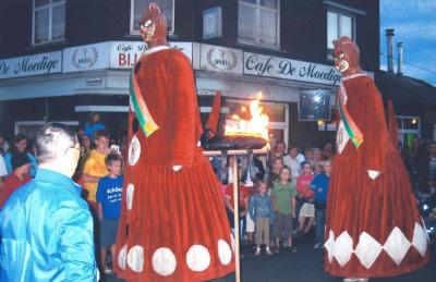 Verbranden zwarte kat op de Vierweegse 2006