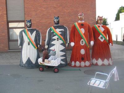 Het gezin Katte reuzen