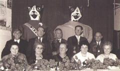 Huldiging van 5 Jubilarissen van het feestcomiteit “ De Katte ” op 6 augustus 1967