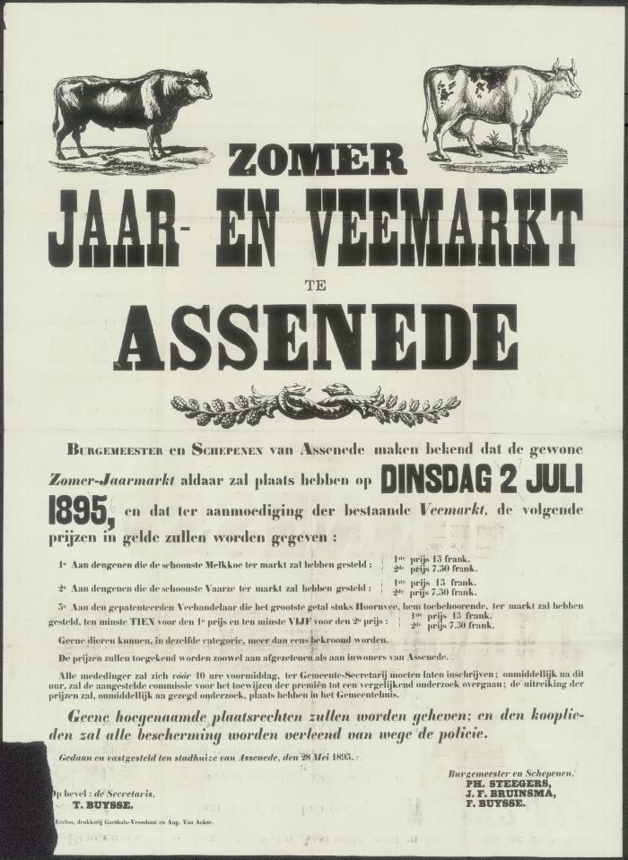 Zomer jaar- en veemarkt Assenede
