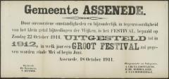 Festival uitgesteld Assenede

