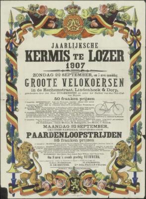 Jaarlijksche kermis te Lozer 
