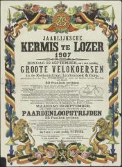 Jaarlijksche kermis te Lozer 
