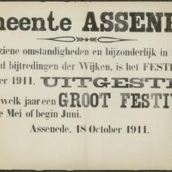 Festival uitgesteld Assenede
