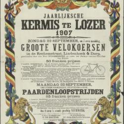 Jaarlijksche kermis te Lozer 
