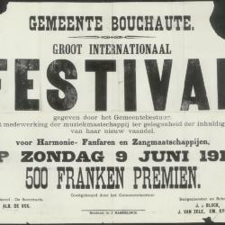 Groot internationaal festival voor harmonie- fanfaren en zangmaatschappijen Bouchaute
