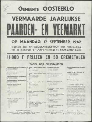 Paarden- &amp; veemarkt Oosteeklo
