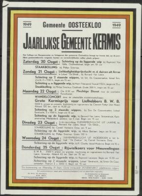 Jaarlijkse gemeente-kermis Oosteeklo
