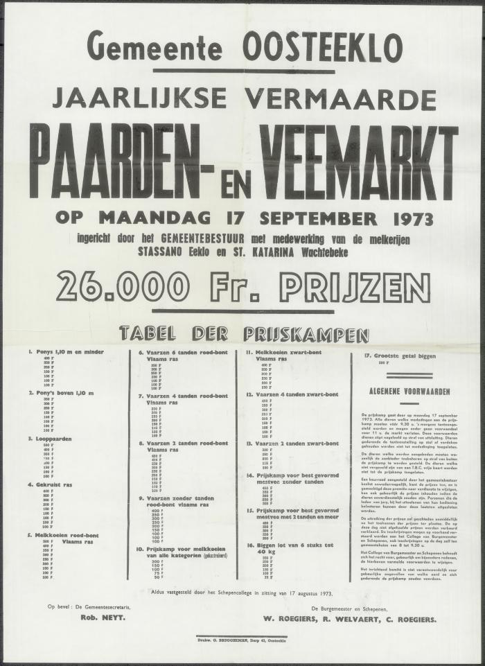 Paarden- &amp; veemarkt Oosteeklo
