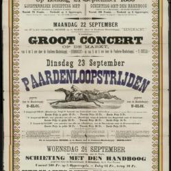 PROGRAMMA der FEESTEN zelke zullen plaats hebben ter gelegenheid der GEMEENTE-KERMIS Aalter
