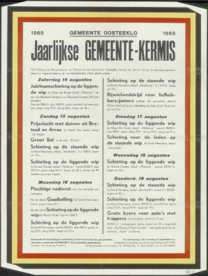 Jaarlijkse gemeente-kermis Oosteeklo
