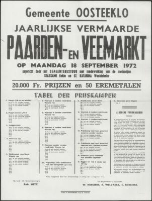 Paarden- &amp; veemarkt Oosteeklo
