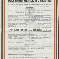 Jaarlijkse gemeente-kermis Oosteeklo
