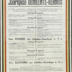 Jaarlijkse gemeente-kermis Oosteeklo
