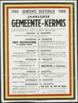 Jaarlijkse gemeente-kermis Oosteeklo
