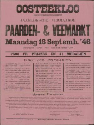 Paarden- &amp; veemarkt Oosteeklo
