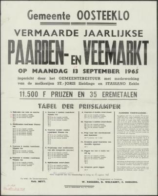 Paarden- &amp; veemarkt Oosteeklo
