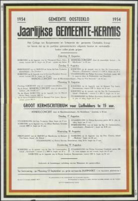 Jaarlijkse gemeente-kermis Oosteeklo
