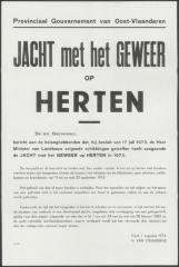 Jacht met het geweer op herten 