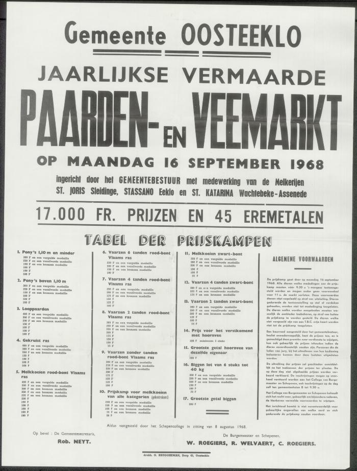 Paarden- &amp; veemarkt Oosteeklo
