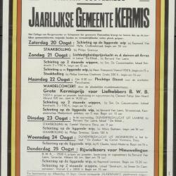 Jaarlijkse gemeente-kermis Oosteeklo
