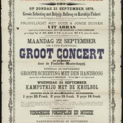 PROGRAMMA der FEESTEN welke zullen plaats hebben ter gelegenheid der GEMEENTE KERMIS Aalter
