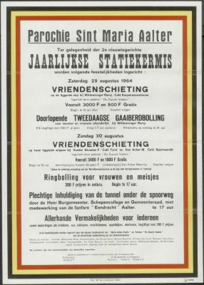 Jaarlijkse statiekermis Maria - Aalter